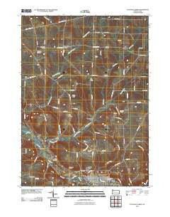 Titusville North Pennsylvania Historical topographic map, 1:24000 scale, 7.5 X 7.5 Minute, Year 2010