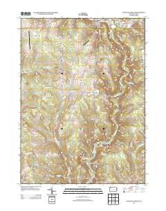 Titusville South Pennsylvania Historical topographic map, 1:24000 scale, 7.5 X 7.5 Minute, Year 2013