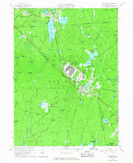 Tobyhanna Pennsylvania Historical topographic map, 1:24000 scale, 7.5 X 7.5 Minute, Year 1965