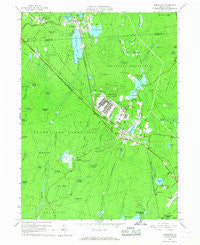 Tobyhanna Pennsylvania Historical topographic map, 1:24000 scale, 7.5 X 7.5 Minute, Year 1965