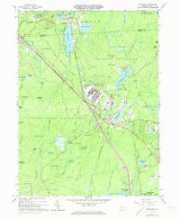 Tobyhanna Pennsylvania Historical topographic map, 1:24000 scale, 7.5 X 7.5 Minute, Year 1965
