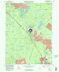 Tobyhanna Pennsylvania Historical topographic map, 1:24000 scale, 7.5 X 7.5 Minute, Year 1994