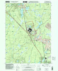 Tobyhanna Pennsylvania Historical topographic map, 1:24000 scale, 7.5 X 7.5 Minute, Year 1999