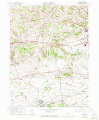 Topton Pennsylvania Historical topographic map, 1:24000 scale, 7.5 X 7.5 Minute, Year 1965