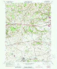 Topton Pennsylvania Historical topographic map, 1:24000 scale, 7.5 X 7.5 Minute, Year 1965