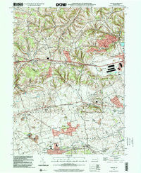 Topton Pennsylvania Historical topographic map, 1:24000 scale, 7.5 X 7.5 Minute, Year 1999