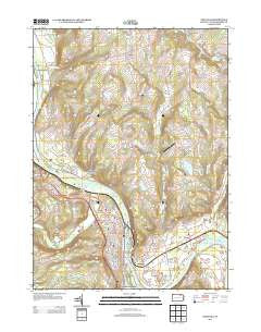 Towanda Pennsylvania Historical topographic map, 1:24000 scale, 7.5 X 7.5 Minute, Year 2013