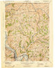 Towanda Pennsylvania Historical topographic map, 1:62500 scale, 15 X 15 Minute, Year 1943