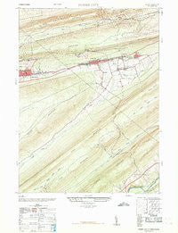 Tower City Pennsylvania Historical topographic map, 1:24000 scale, 7.5 X 7.5 Minute, Year 1968