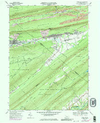 Tower City Pennsylvania Historical topographic map, 1:24000 scale, 7.5 X 7.5 Minute, Year 1969