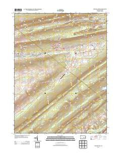 Tower City Pennsylvania Historical topographic map, 1:24000 scale, 7.5 X 7.5 Minute, Year 2013