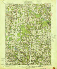 Townville Pennsylvania Historical topographic map, 1:62500 scale, 15 X 15 Minute, Year 1932