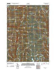 Townville Pennsylvania Historical topographic map, 1:24000 scale, 7.5 X 7.5 Minute, Year 2010
