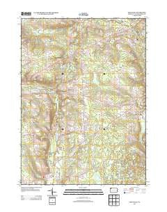 Townville Pennsylvania Historical topographic map, 1:24000 scale, 7.5 X 7.5 Minute, Year 2013