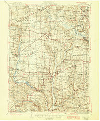 Townville Pennsylvania Historical topographic map, 1:62500 scale, 15 X 15 Minute, Year 1945