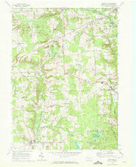 Townville Pennsylvania Historical topographic map, 1:24000 scale, 7.5 X 7.5 Minute, Year 1967