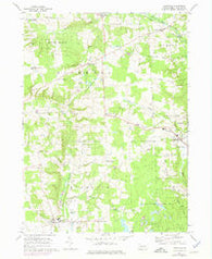 Townville Pennsylvania Historical topographic map, 1:24000 scale, 7.5 X 7.5 Minute, Year 1967
