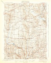 Townville Pennsylvania Historical topographic map, 1:62500 scale, 15 X 15 Minute, Year 1932