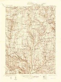 Townville Pennsylvania Historical topographic map, 1:48000 scale, 15 X 15 Minute, Year 1927