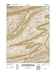 Tremont Pennsylvania Historical topographic map, 1:24000 scale, 7.5 X 7.5 Minute, Year 2013