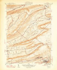 Tremont Pennsylvania Historical topographic map, 1:31680 scale, 7.5 X 7.5 Minute, Year 1947