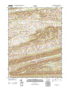 Trevorton Pennsylvania Historical topographic map, 1:24000 scale, 7.5 X 7.5 Minute, Year 2013