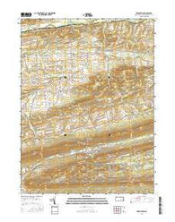 Trevorton Pennsylvania Current topographic map, 1:24000 scale, 7.5 X 7.5 Minute, Year 2016
