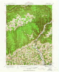 Trout Run Pennsylvania Historical topographic map, 1:62500 scale, 15 X 15 Minute, Year 1921