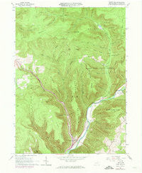 Trout Run Pennsylvania Historical topographic map, 1:24000 scale, 7.5 X 7.5 Minute, Year 1965