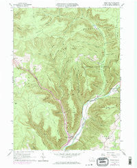 Trout Run Pennsylvania Historical topographic map, 1:24000 scale, 7.5 X 7.5 Minute, Year 1965