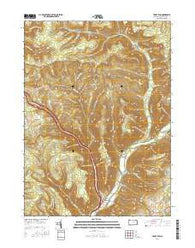 Trout Run Pennsylvania Current topographic map, 1:24000 scale, 7.5 X 7.5 Minute, Year 2016