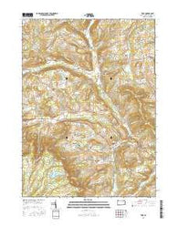 Troy Pennsylvania Current topographic map, 1:24000 scale, 7.5 X 7.5 Minute, Year 2016