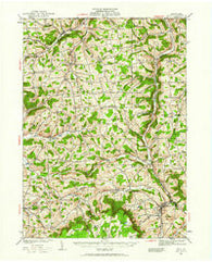 Troy Pennsylvania Historical topographic map, 1:62500 scale, 15 X 15 Minute, Year 1931