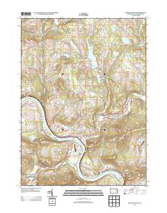 Tunkhannock Pennsylvania Historical topographic map, 1:24000 scale, 7.5 X 7.5 Minute, Year 2013