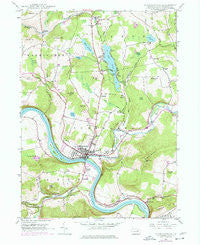 Tunkhannock Pennsylvania Historical topographic map, 1:24000 scale, 7.5 X 7.5 Minute, Year 1946