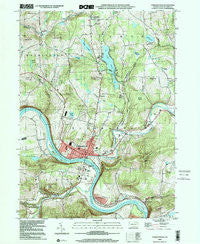 Tunkhannock Pennsylvania Historical topographic map, 1:24000 scale, 7.5 X 7.5 Minute, Year 2000