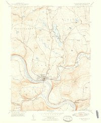 Tunkhannock Pennsylvania Historical topographic map, 1:24000 scale, 7.5 X 7.5 Minute, Year 1948