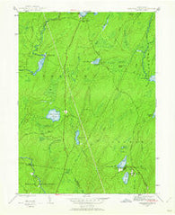 Twelvemile Pond Pennsylvania Historical topographic map, 1:24000 scale, 7.5 X 7.5 Minute, Year 1943