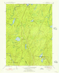 Twelvemile Pond Pennsylvania Historical topographic map, 1:24000 scale, 7.5 X 7.5 Minute, Year 1943