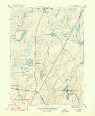 Twelvemile Pond Pennsylvania Historical topographic map, 1:31680 scale, 7.5 X 7.5 Minute, Year 1947