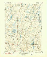 Twelvemile Pond Pennsylvania Historical topographic map, 1:31680 scale, 7.5 X 7.5 Minute, Year 1947