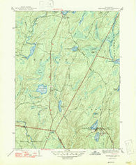 Twelvemile Pond Pennsylvania Historical topographic map, 1:31680 scale, 7.5 X 7.5 Minute, Year 1947