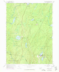 Twelvemile Pond Pennsylvania Historical topographic map, 1:24000 scale, 7.5 X 7.5 Minute, Year 1943