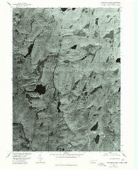 Twelvemile Pond Pennsylvania Historical topographic map, 1:24000 scale, 7.5 X 7.5 Minute, Year 1976