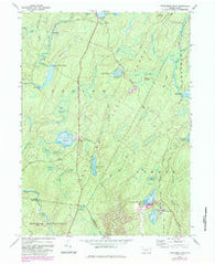 Twelvemile Pond Pennsylvania Historical topographic map, 1:24000 scale, 7.5 X 7.5 Minute, Year 1943