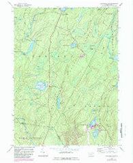 Twelvemile Pond Pennsylvania Historical topographic map, 1:24000 scale, 7.5 X 7.5 Minute, Year 1943