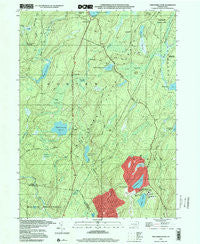 Twelvemile Pond Pennsylvania Historical topographic map, 1:24000 scale, 7.5 X 7.5 Minute, Year 1997