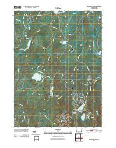 Twelvemile Pond Pennsylvania Historical topographic map, 1:24000 scale, 7.5 X 7.5 Minute, Year 2010