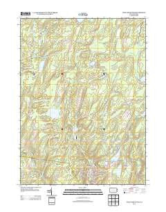 Twelvemile Pond Pennsylvania Historical topographic map, 1:24000 scale, 7.5 X 7.5 Minute, Year 2013