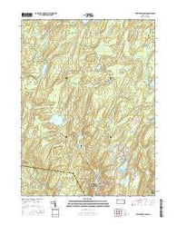 Twelvemile Pond Pennsylvania Current topographic map, 1:24000 scale, 7.5 X 7.5 Minute, Year 2016